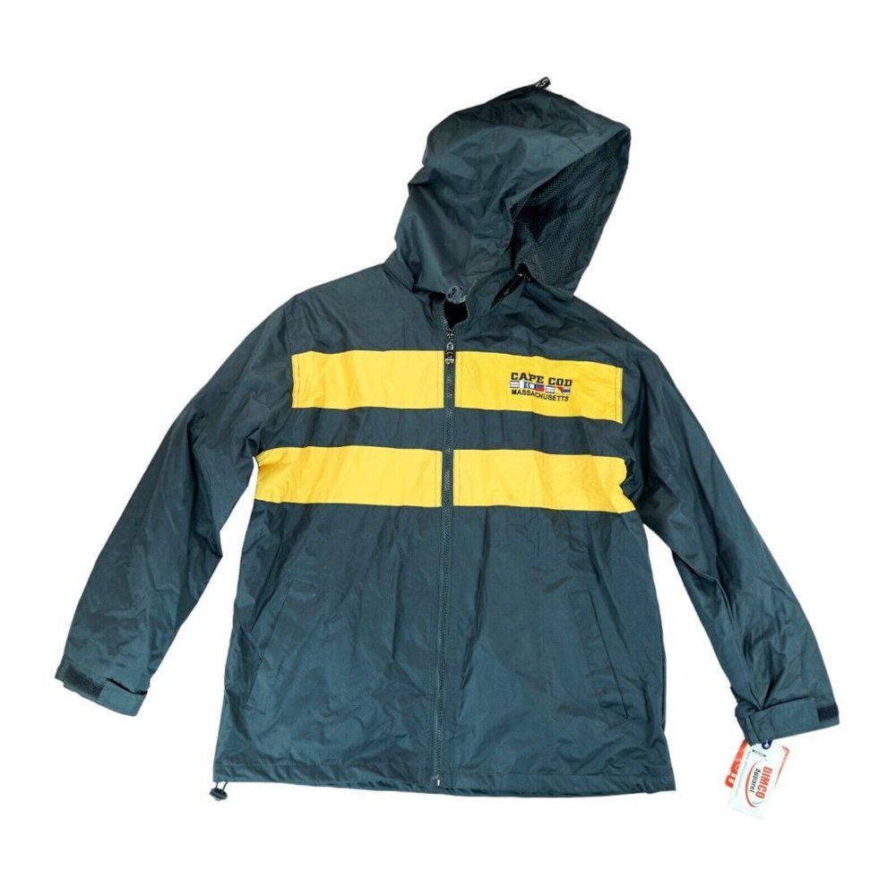NWT‎ Dimco Apparel Cape Cod Massachusetts Adult Hoodie Rain Jacket Small
